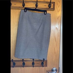 J Crew No.2 Pencil Skirt in Italian Stretch Wool